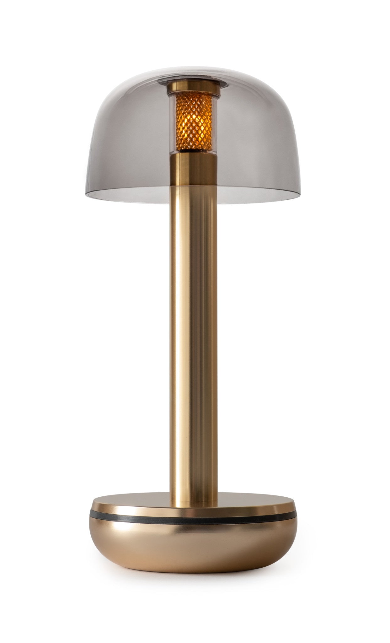 HUMBLE Two Table Light  Gold Glass Smoked