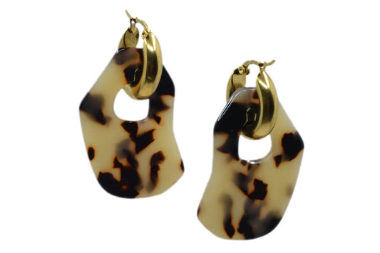 IMRUBY MAY pair gold earrings